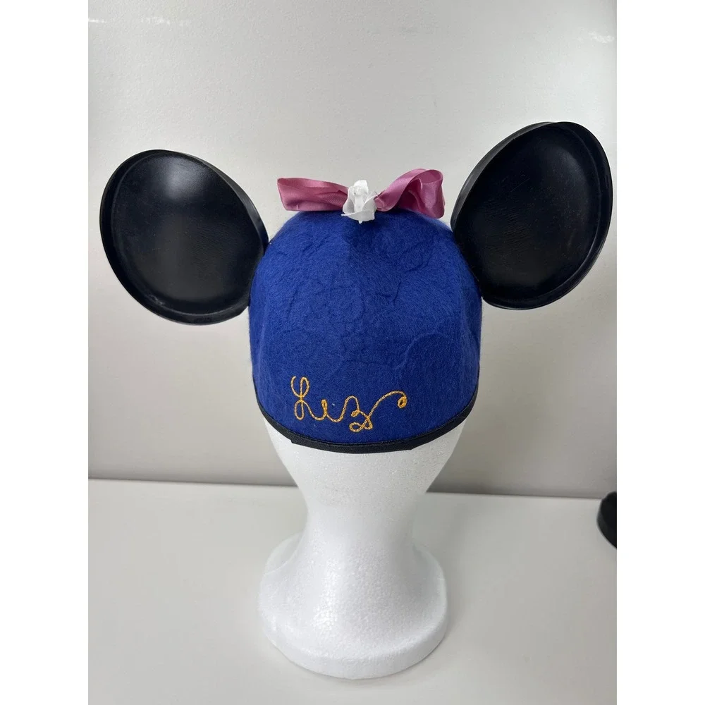 Disney World Visor Lot Mickey Mouse 25th‎ Anniversary Disneyland Felt Hat cap